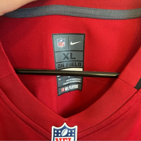 NFL Arizona Cardinals Tyrann Mathieu #32 On-Field Jersey Men’s XL Red White - Picture 4 of 10